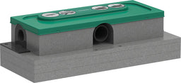 Hansgrohe uBox universal corps de base pour écoulement de douche, pour installation plate