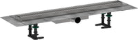Kit complet RainDrain Compact Hansgrohe pour installation plate, pouvant être carrélé