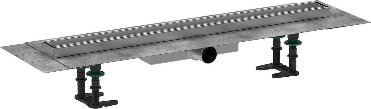 Kit complet RainDrain Compact Hansgrohe pour installation plate, pouvant être carrélé
