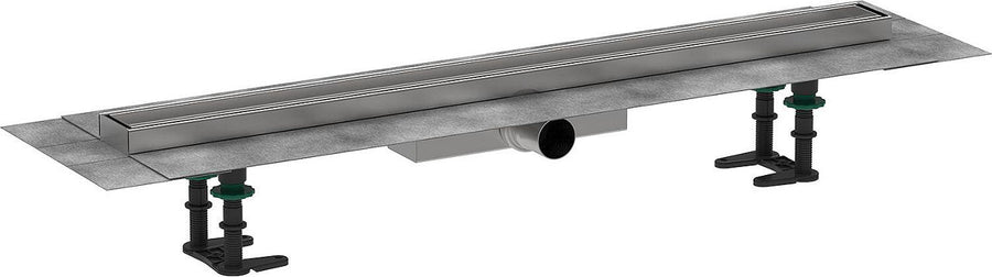 Kit complet RainDrain Compact Hansgrohe pour installation plate, pouvant être carrélé