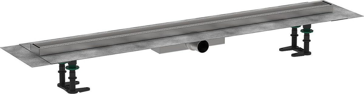 Kit complet RainDrain Compact Hansgrohe pour installation plate, pouvant être carrélé