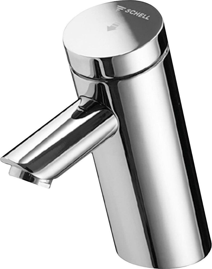 Robinetterie électronique de lavabo Schell Puris SC saillie 107mm chromé