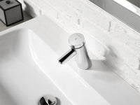 Robinetterie électronique de lavabo Schell Puris SC saillie 107mm chromé