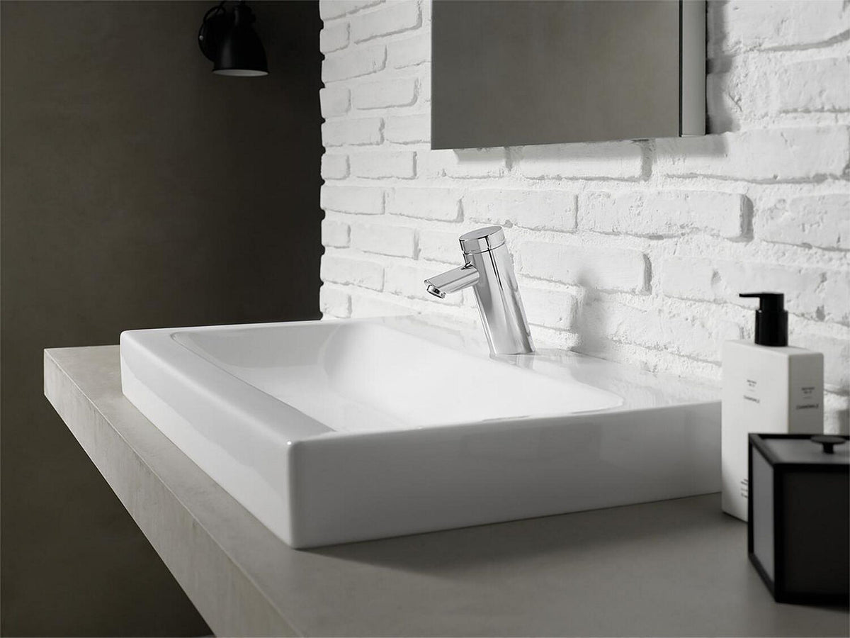 Robinetterie électronique de lavabo Schell Puris SC saillie 107mm chromé