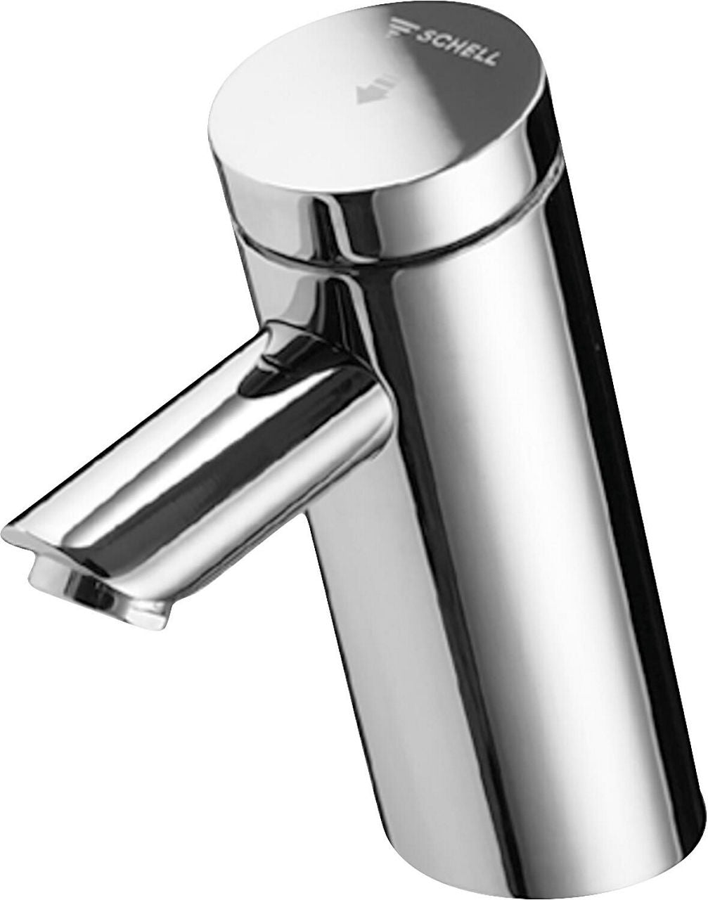 Robinetterie électronique de lavabo Schell Puris SC saillie 107mm chromé