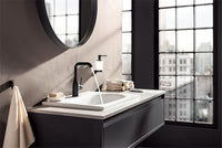 Mitigeur de lavabo Grohe Essence L-Size saillie 127mm phantom black