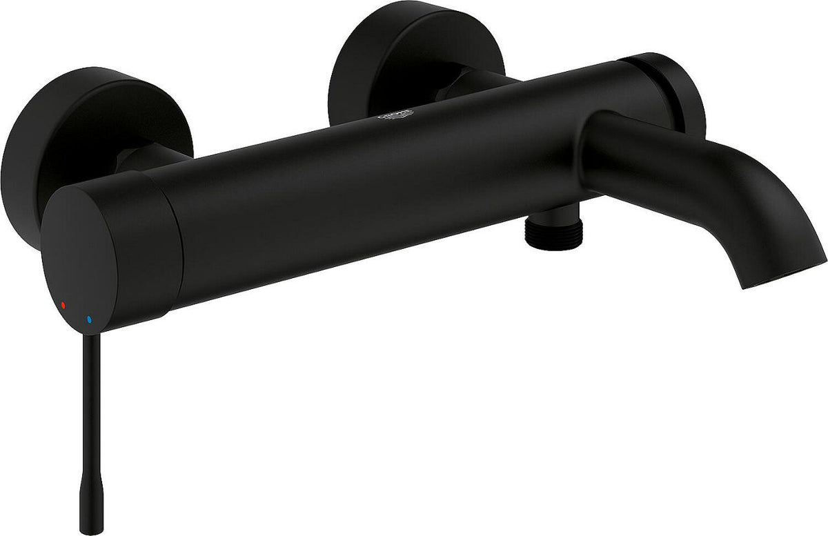 Mitigeur bain/douche apparent Grohe Essence saillie 193 mm phantom black