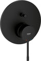 Mitigeur bain/douche encastré Grohe Essence rosace Ø 158 mm phantom black