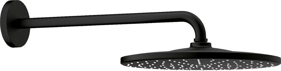 Set de pomme de douche GROHE Rainshower Mono 310 et bras mural 422mm, phantom black