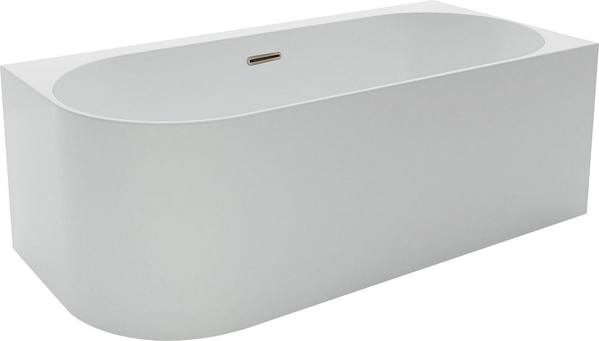Baignoire d'angle Arnon arrondi gauche