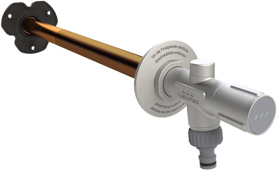Robinet extérieur antigel Kemper Frosti-Plus avec poignée, Bronze, DN15 (1/2"), épaisseur de paroi 150-415 mm