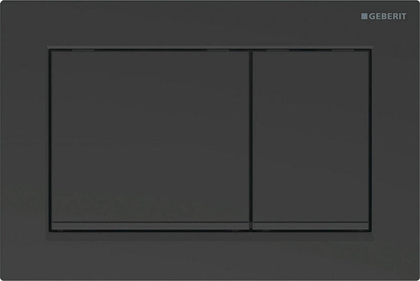 Plaque de commande Geberit Omega 20 Square, rinçage à 2 quantités