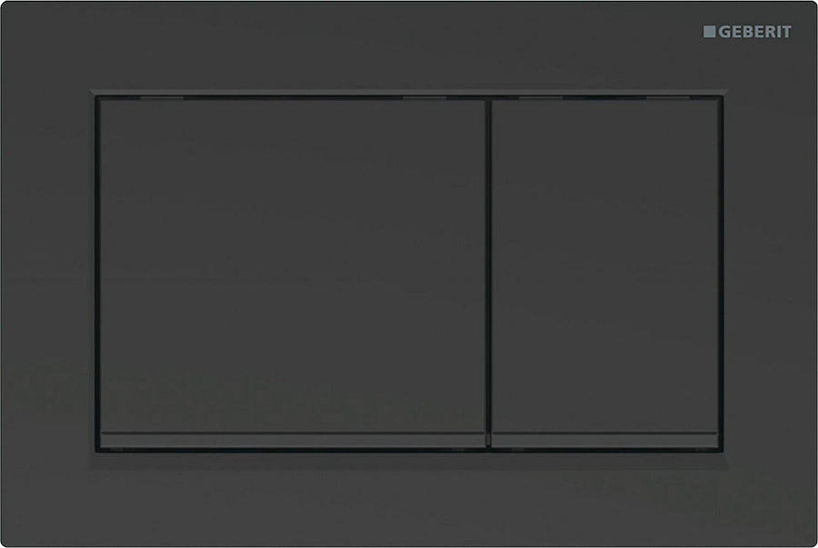 Plaque de commande Geberit Omega 20 Square, rinçage à 2 quantités