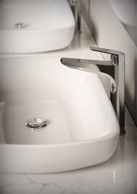 Mitigeur de lavabo Evenes Gastona saillie 152mm chromé haute exécution