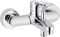 Mitigeur bain/douche apparent Heinrich Schulte Alpha 100 saillie 152 mm chromé