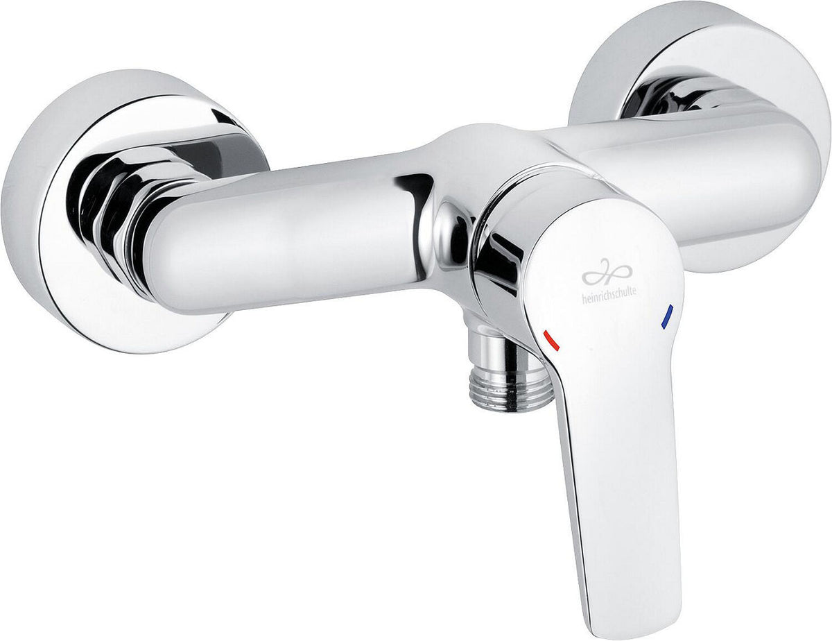 Mitigeur douche apparent Heinrich Schulte Alpha 100 saillie 60 mm chromé