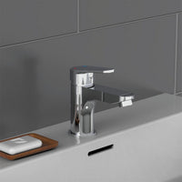 Mitigeur de lavabo Evenes Nevado saillie 125mm chromé