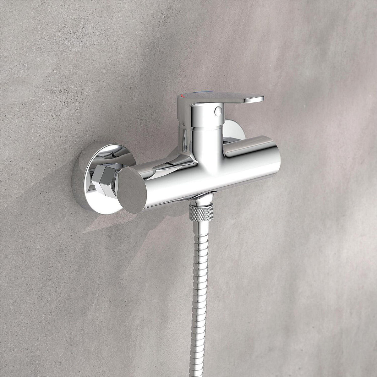 Mitigeur douche apparent Nevado saillie 58 mm chromé