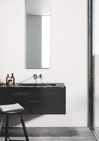 Mitigeur de lavabo mural Kludi BOZZ saillie 230 mm chromé