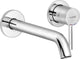Mitigeur de lavabo mural Kludi BOZZ saillie 180 mm chromé