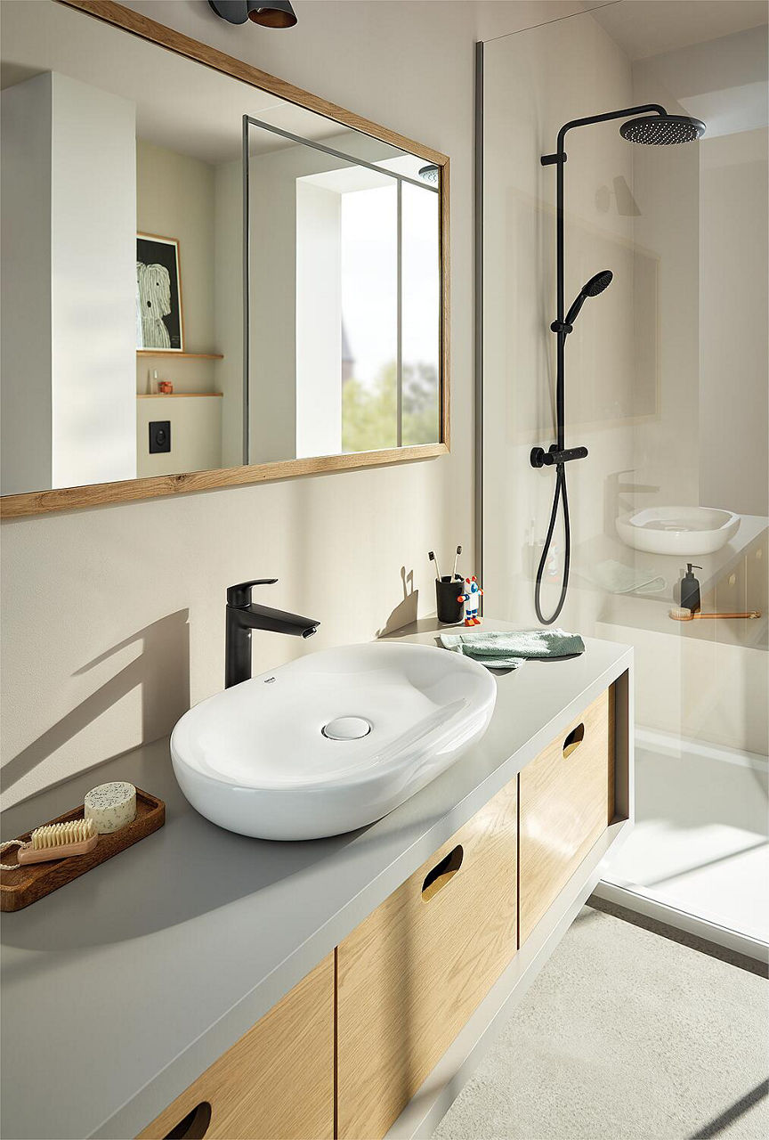 Mitigeur de lavabo Grohe Eurosmart saillie 173 mm chromé