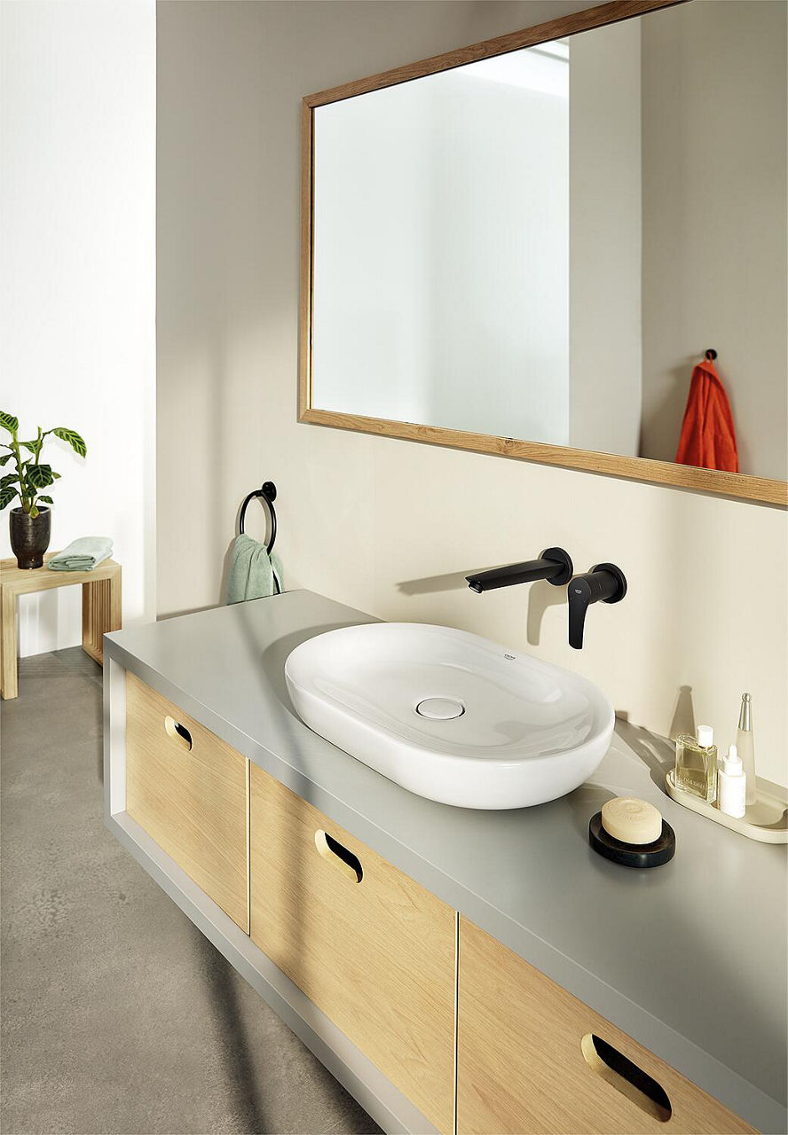 Mitigeur de lavabo Grohe Eurosmart saillie 211 mm mural
