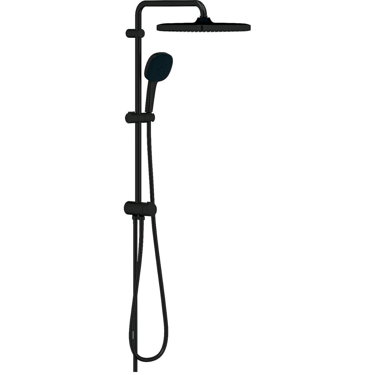 Colonne de douche Grohe Tempesta 250 Cube sans mitigeur noir mat