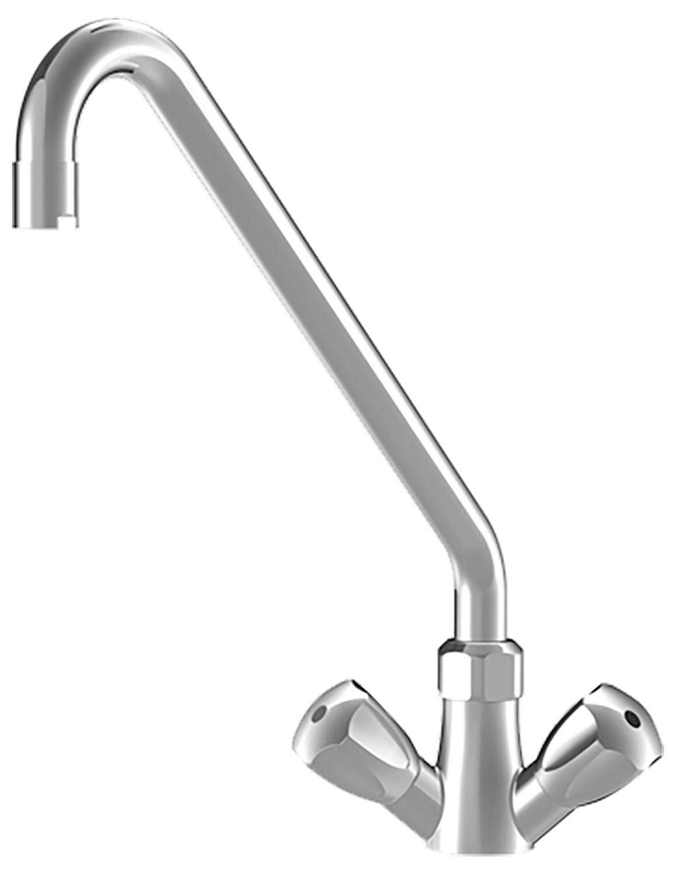 Mitigeur d'évier de cuisine KWC Gastro avec douchette extractible