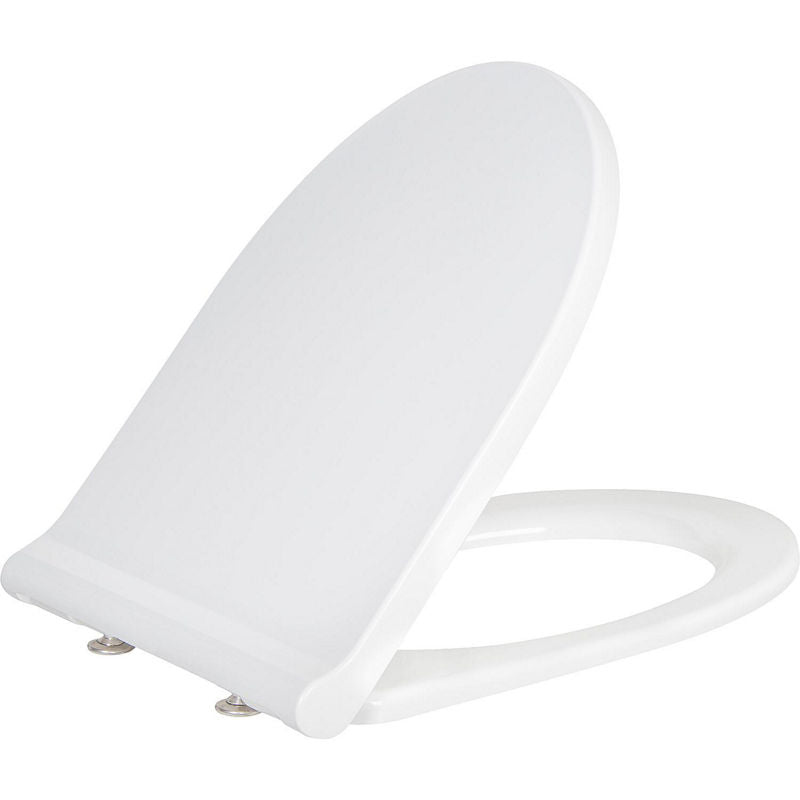 Abattant WC Geberit Acanto blanc, fermeture douce + Quick-Release verriegelbar, pour TurboFlush WC