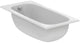 Baignoire de forme anatomique Ideal Standard i.life 1700x450x750 mm