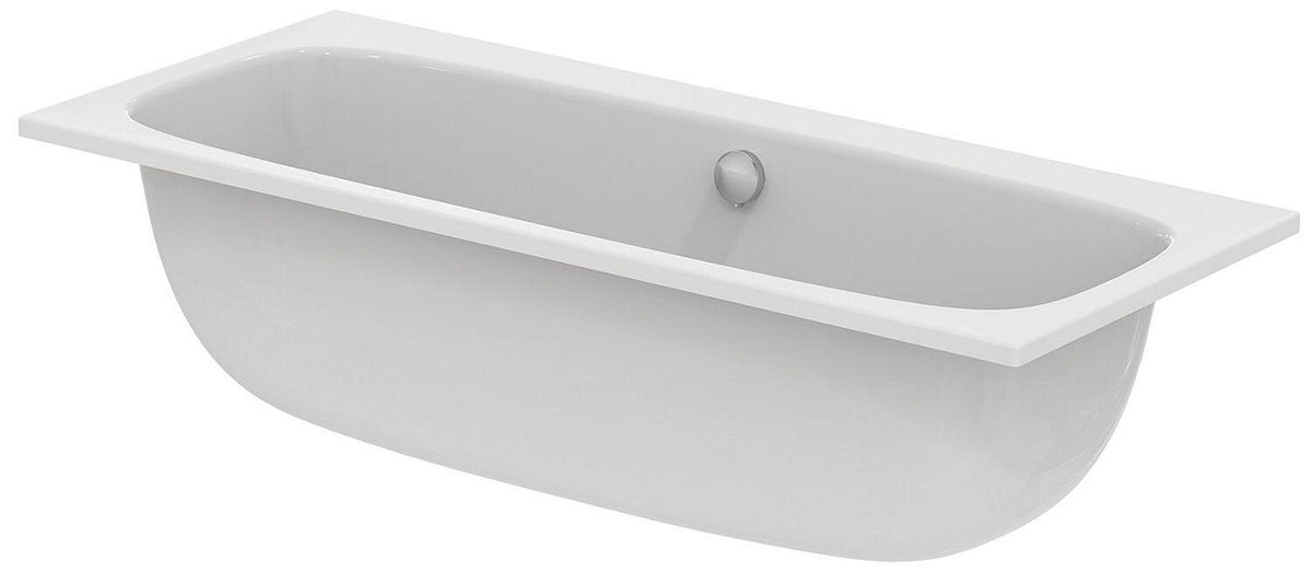 Baignoire duo Ideal Standard i.life 180x80 cm acrylique blanc