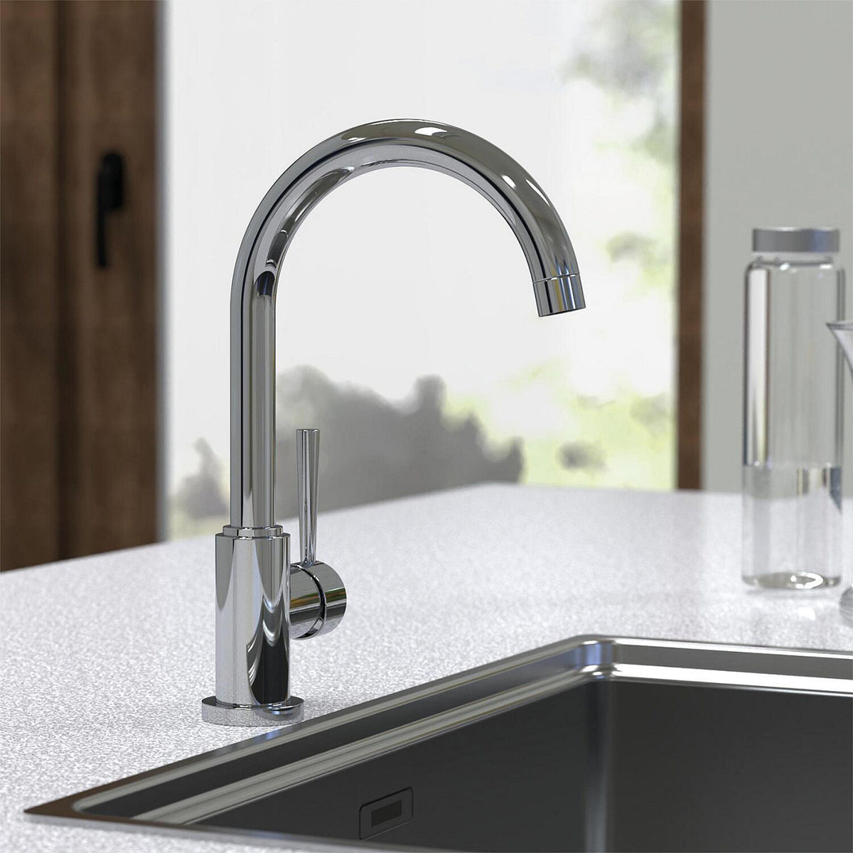 Mitigeur d'évier Malleo evenes avec bec orientable