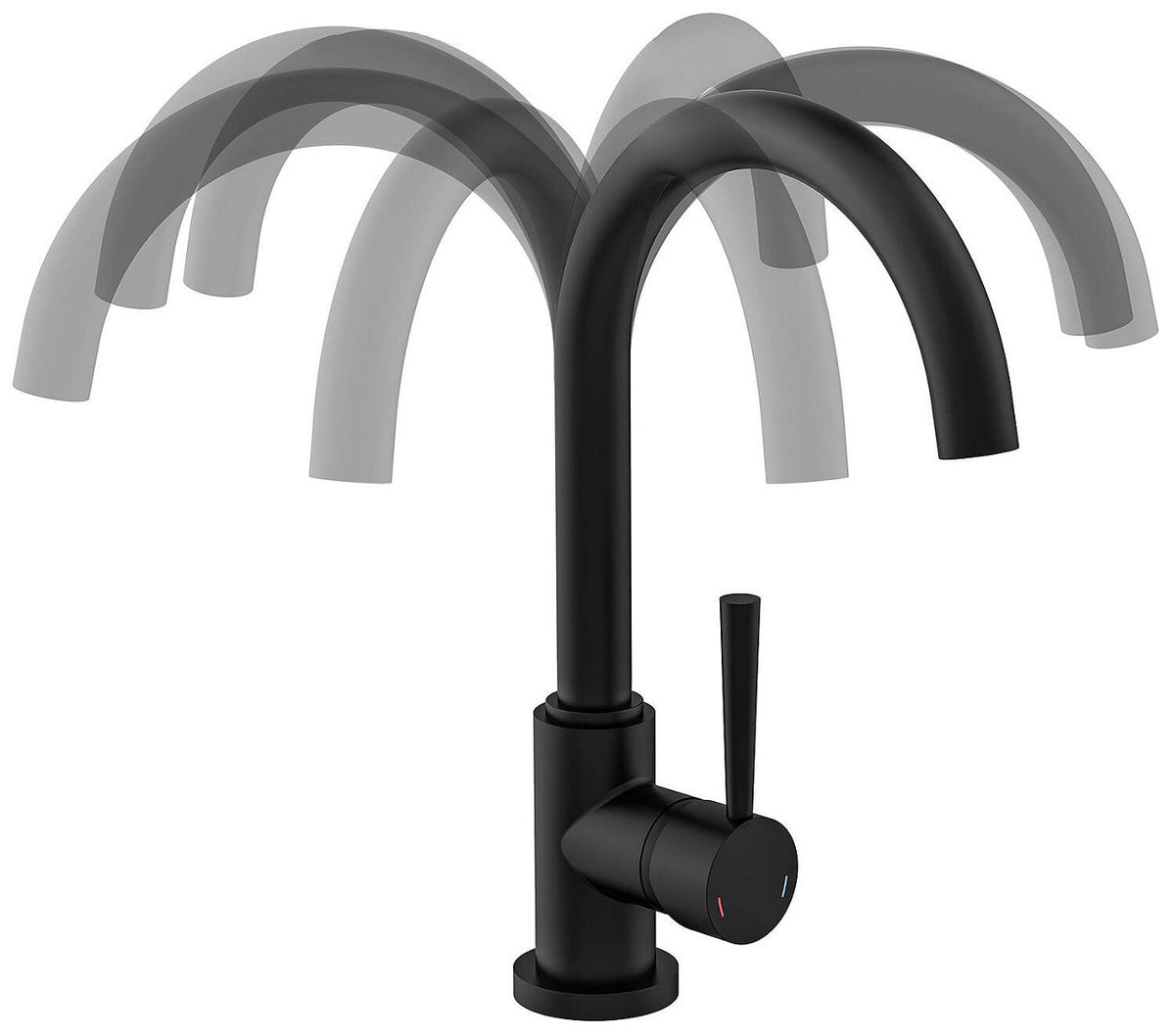 Mitigeur d'évier Malleo evenes avec bec orientable