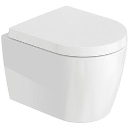 Pack combiné Duravit ME by Starck Compact fond creux bord de rinçagelos avec fermeture douce Abattant WC