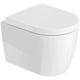 Pack combiné Duravit ME by Starck Compact fond creux bord de rinçagelos avec fermeture douce Abattant WC