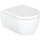 Pack combiné Seja Wand-fond creux WC standard et Abattant WC Kapuas softclose