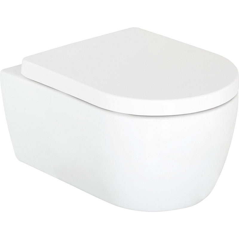Pack combiné Seja Wand-fond creux WC standard et Abattant WC Kapuas softclose