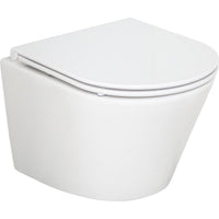 Pack combiné Amur Compact Wand-fond creux WC bord de rinçagelos et Abattant WC Amur Compact softclose