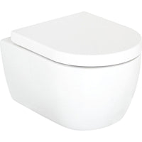 Pack combiné Aksai Wand-fond creux WC bord de rinçagelos et Abattant WC Aksai softclose