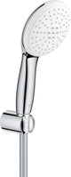 Garniture de douche Grohe Tempesta 110, chromée, 2 jets, support de douche, flexible