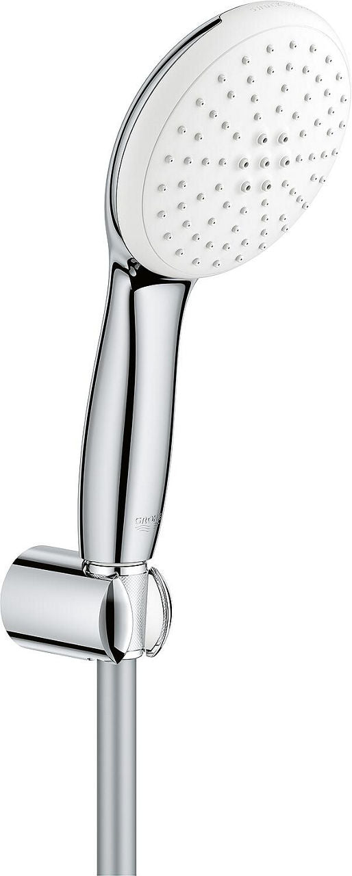 Garniture de douche Grohe Tempesta 110, chromée, 2 jets, support de douche, flexible