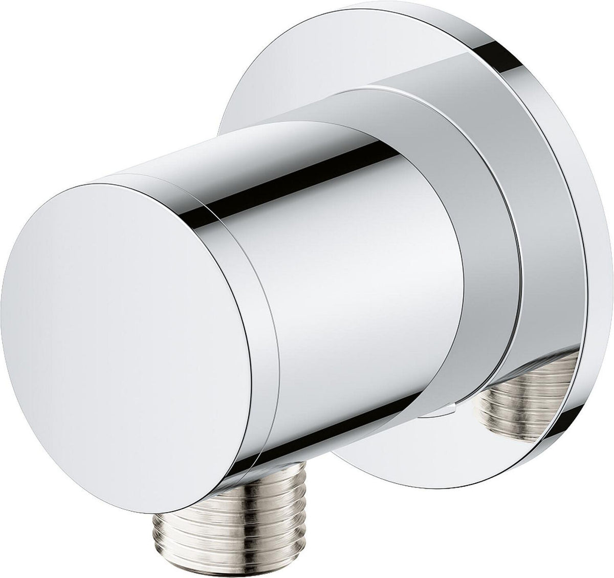 Coude mural Grohe Tempesta DN15 avec rosace ronde chromé