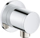 Coude mural Grohe Tempesta DN15 avec rosace ronde chromé