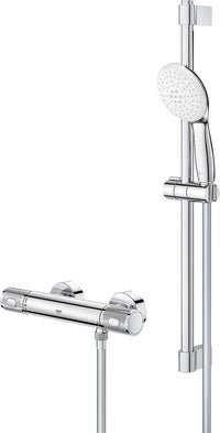 Colonne de douche thermostatique Grohe Grohtherm 1000 Performance barre 900 mm chrome