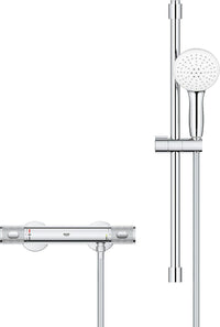 Colonne de douche thermostatique Grohe Grohtherm 1000 Performance barre 900 mm chrome