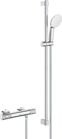 Colonne de douche thermostatique Grohe Grohtherm 1000 Performance barre 900 mm chrome