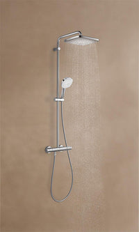 Colonne de douche Grohe Tempesta Cosmopolitan 250 cube avec thermostatique, chrome