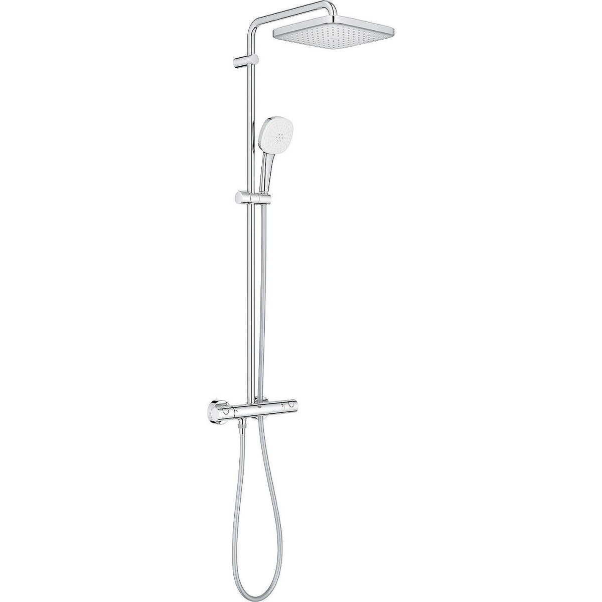 Colonne de douche Grohe Tempesta Cosmopolitan 250 cube avec thermostatique, chrome