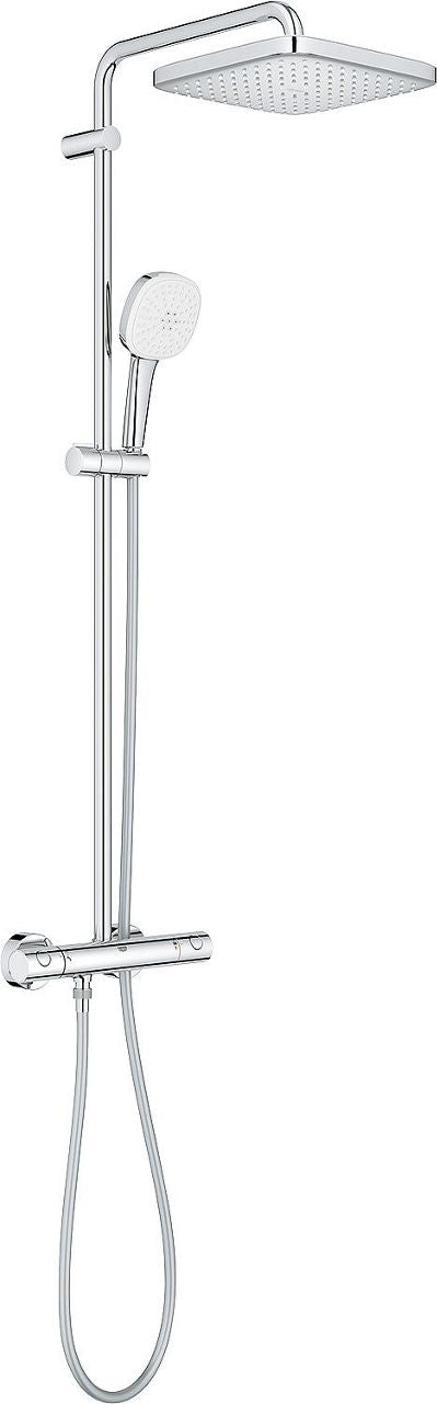 Colonne de douche Grohe Tempesta Cosmopolitan 250 cube avec thermostatique, chrome