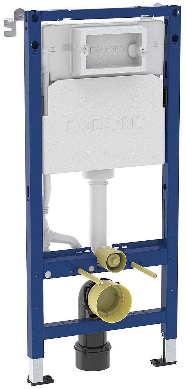 Geberit Duofix Basic Bâti-support pour WC suspendu 112 cm avec réservoir Delta encastré 12 cm